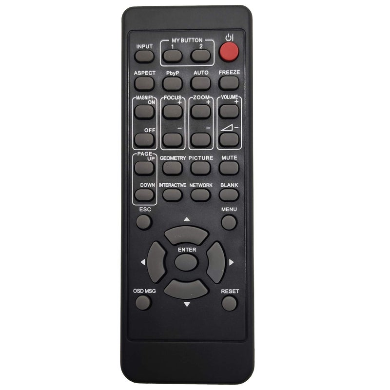 INTECHING HL03037 Projector Remote Control for Maxell MC-EU4501, MC-EU5001, MC-EW303E, MC-EW3051, MC-EW3551, MC-EW4051, MC-EW5001, MC-EX303E, MC-EX3051, MC-EX353E, MC-EX3551, MC-EX4551E, MC-EX5001 - Image 1